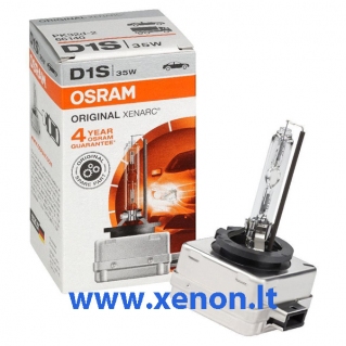 D1S XENON lemputė OSRAM ORIGINAL 4m garant.