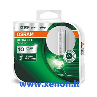 D3S XENON lemputės OSRAM Ultra Life 2vnt