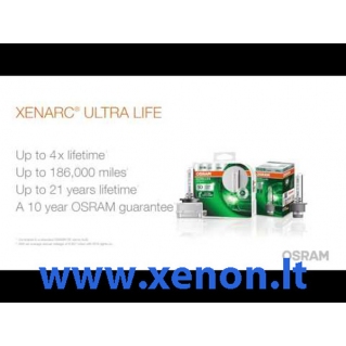 D3S XENON lemputės OSRAM Ultra Life 2vnt