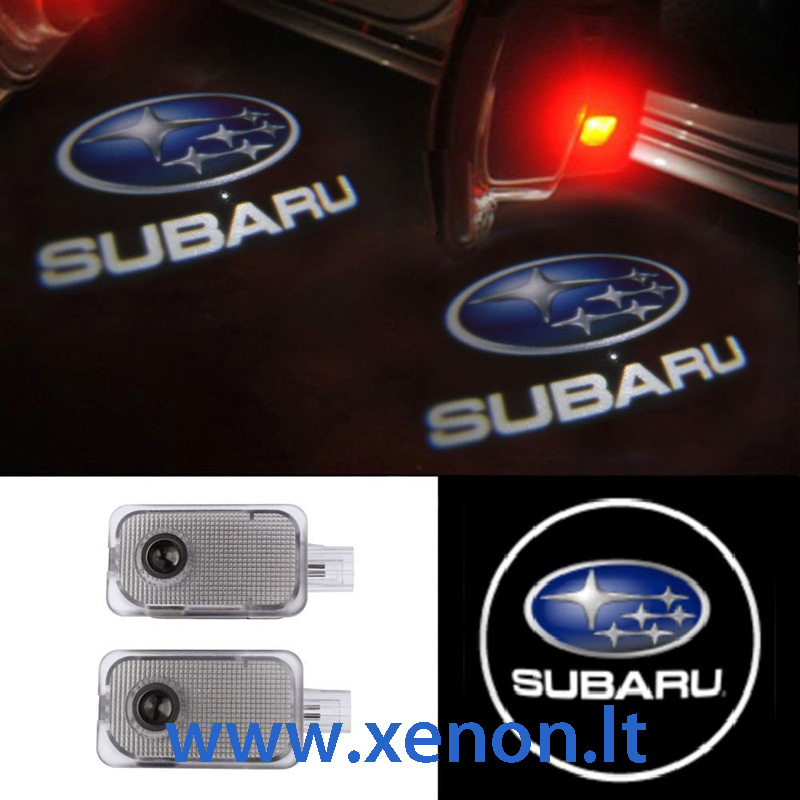 SUBARU LED Durų Logo-2