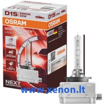 D1S XENON OSRAM Night Breaker LASER 200% 3 metai garantija 66140XNN Next Generation-1