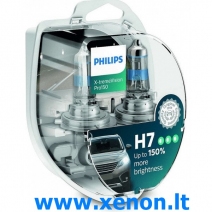 PHILIPS X-tremeVisionPro H7 +150% lemputės 2vnt. 12972XVPS2-1