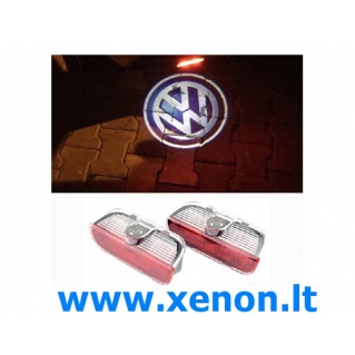 VW LED Durų Logo VW2
