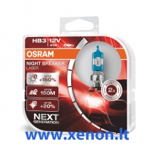 OSRAM HB3 9005 Night Breaker LASER +150 lemputės-1