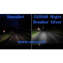 OSRAM H11 Night Breaker SILVER +100 lemputės-2