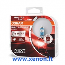 OSRAM H8 Night Breaker LASER +150 lemputės-1