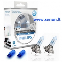 PHILIPS H7 WhiteVision + W5W White Vision lemputės-1