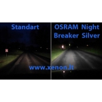 OSRAM H7 Night Breaker SILVER +100% 2vnt. 64210NBS-2