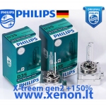 D3S XENON lemputė 150 PHILIPS X-Treem Vision-1