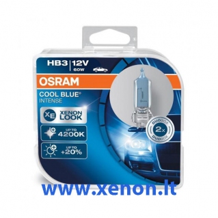 OSRAM HB3 9005 Cool Blue Intense lemputės