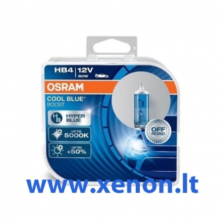OSRAM 9006 HB4 CBB Cool Blue Boost lemputės