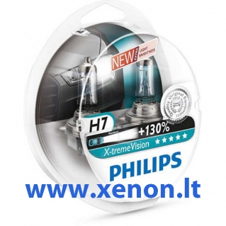 PHILIPS H7 X-tremeVision +130% lemputės