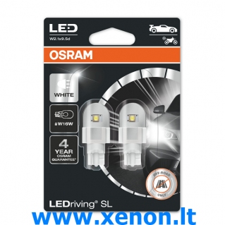 W16W 921DWP-02B OSRAM LED Baltos lemputės W2.1x9.5d