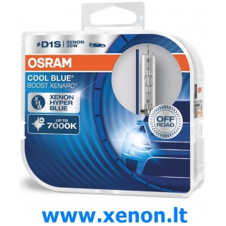 D1S OSRAM Cool Blue Boost 7000K 2vnt XENON lemputės