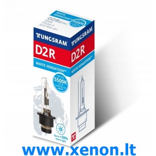 D2R XENON lemputė Xensation White 5500K +20% Tungsram