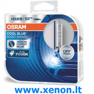 D2S OSRAM Cool Blue Boost 7000k 2vnt XENON lemputės