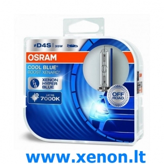 D4S OSRAM Cool Blue Boost 7000K 2vnt XENON lemputės