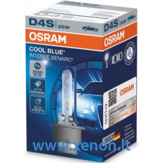 D4S XENON lemputė OSRAM Cool Blue Intense